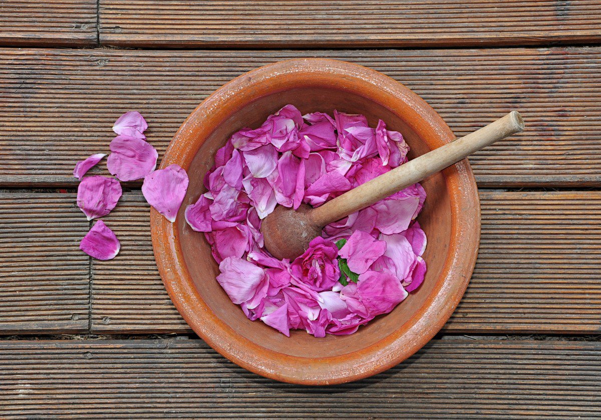 Confiture aux pétales de rose